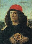 Sandro Botticelli Portrait of a Man with a Medal china oil painting reproduction